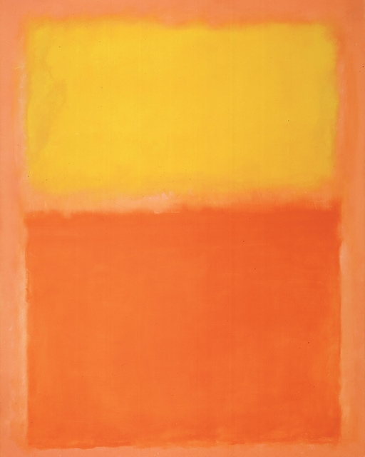 《Orange and Yellow》馬克·羅斯科