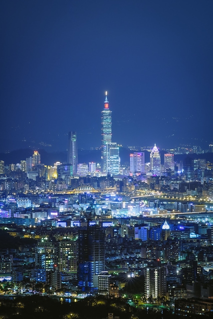 台北夜景　碧山巖