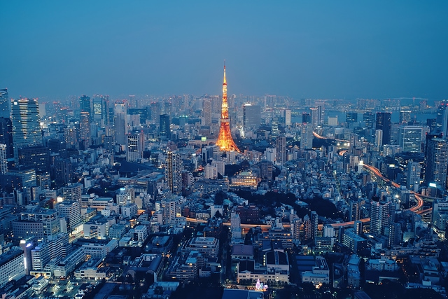 東京タワーの夜景
