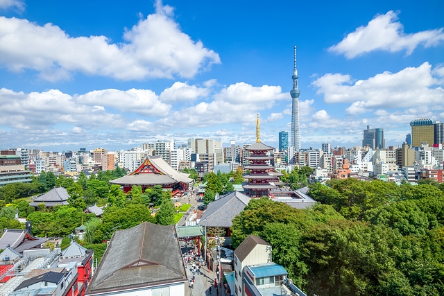 晴空塔與淺草寺