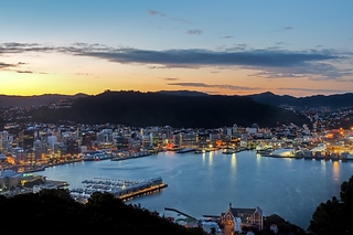 紐西蘭威靈頓夜景 Wellingotn Night View