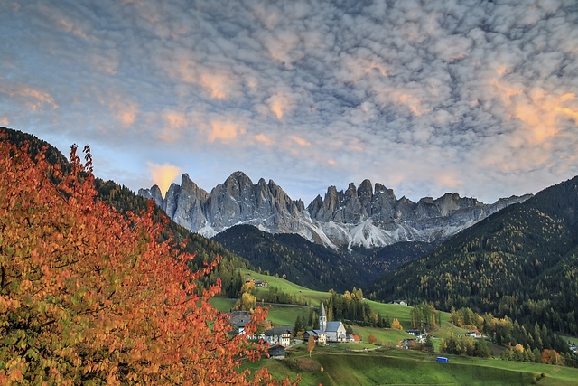 Autumn, Funes Valley, Dolomites