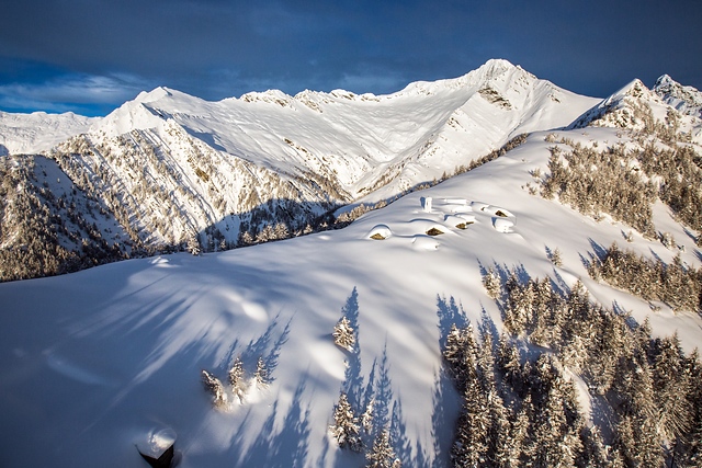 Valchiavenna, Alpe Scima, Winter
