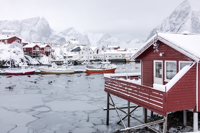 Rorbu in Hamnøy Norway