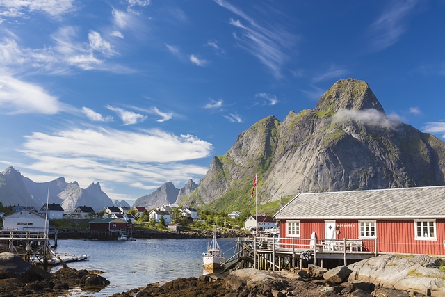 Typical Rorbu Reine Norway