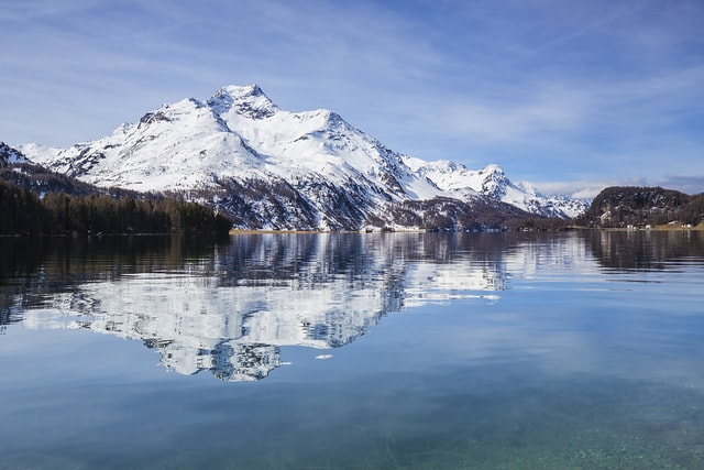 Lake Sils Engadine Switzerland