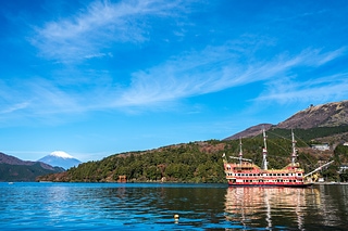 富士山及河口湖鳥居
