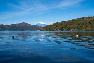 富士山及河口湖鳥居