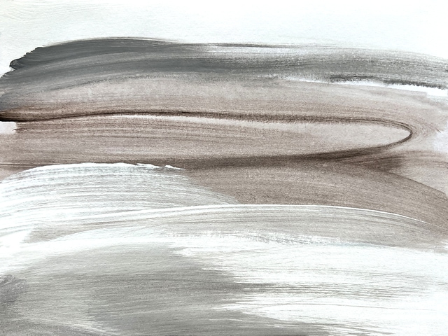 Modern painting landscape. Abstract art.