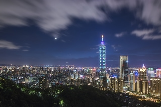 象山夜色