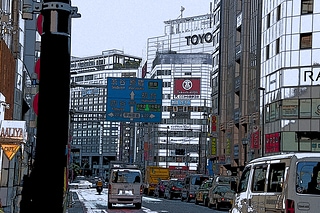 東京新宿, 商業鬧區