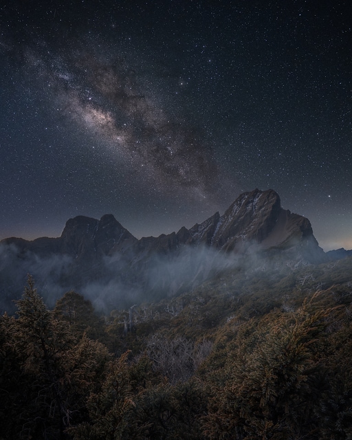 玉山銀河/ Milkyway over Mt Jade